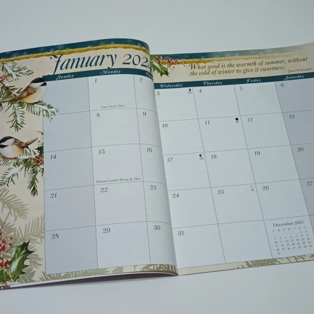 2/$20 2024 Monthly Planner Thoughts & Inspirations Boys Town